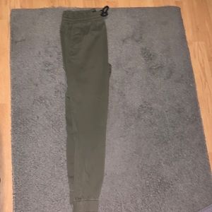 Navy green Hollister men small joggers